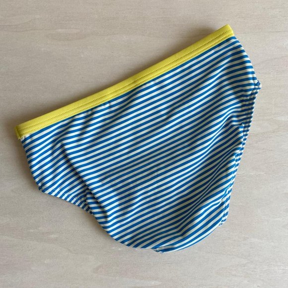 🍍HP!🍍Mini Boden Girl's Blue Oasis & Ivory Pineapples Surf Rash Guard Set - Picture 11 of 13